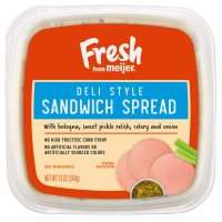 slide 3 of 13, Fresh from Meijer Deli Style Sandwich Spread, 12 oz, 12 oz