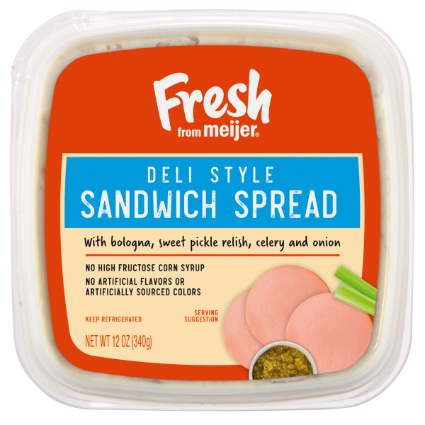 slide 4 of 13, Fresh from Meijer Deli Style Sandwich Spread, 12 oz, 12 oz