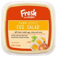 slide 3 of 13, Fresh from Meijer Farm Style Egg Salad, 12 oz
