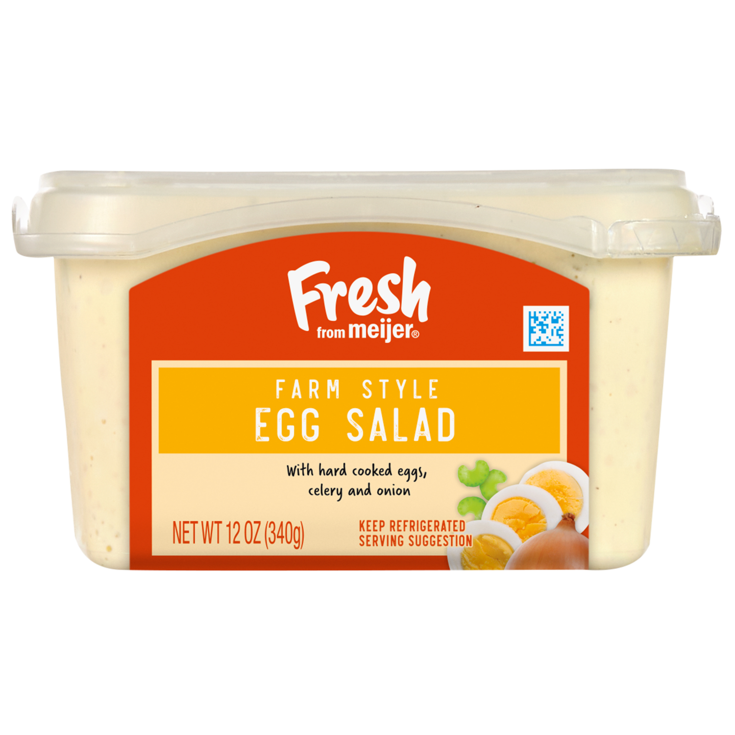 slide 1 of 4, Fresh from Meijer Farm Style Egg Salad, 12 oz, 12 oz