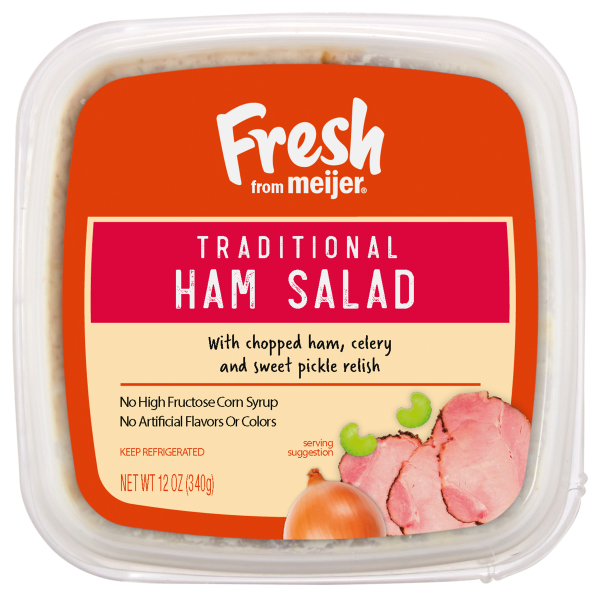 slide 4 of 13, Fresh from Meijer Traditional Ham Salad, 12 oz, 12 oz