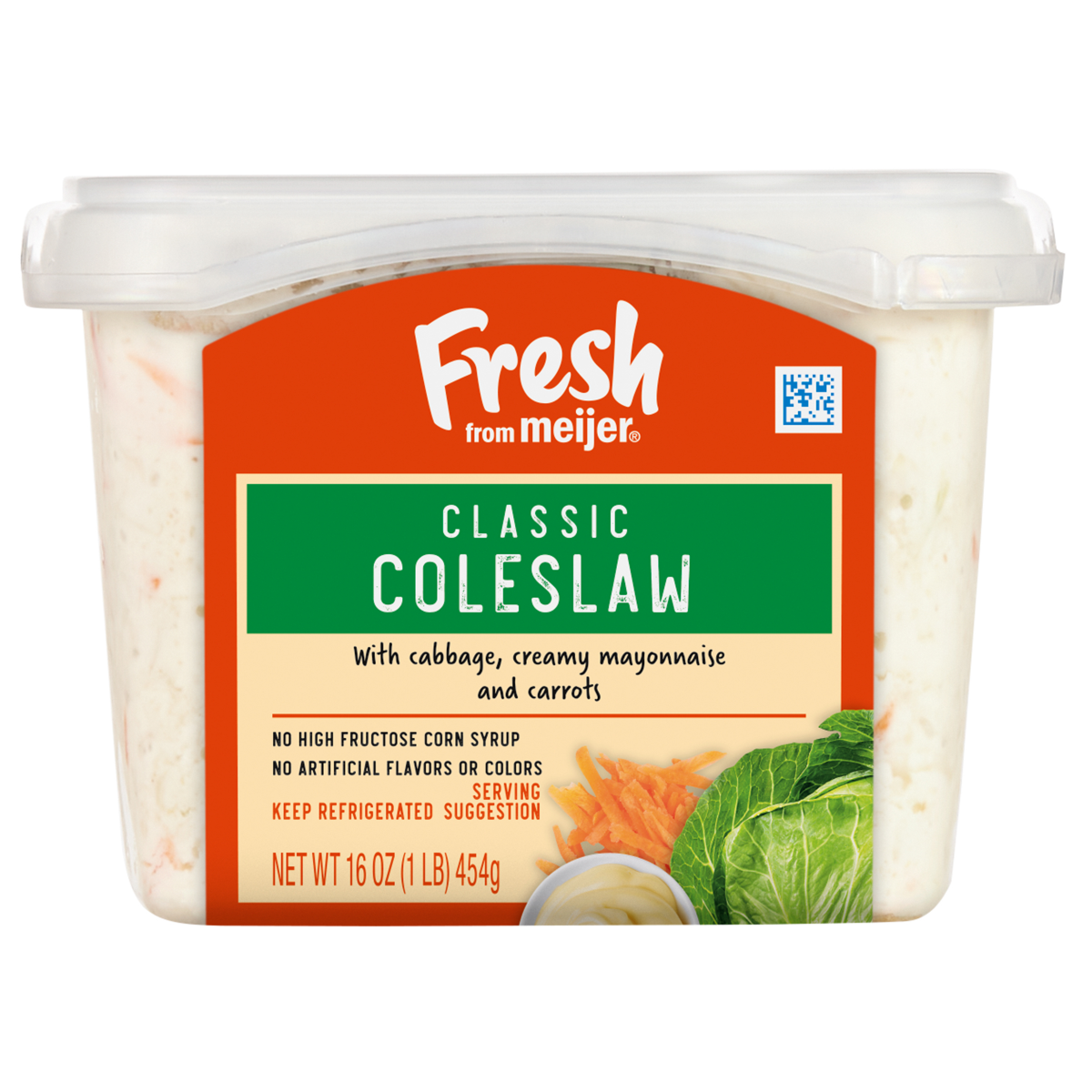 slide 1 of 13, Fresh from Meijer Classic Coleslaw, 16 oz, 16 oz