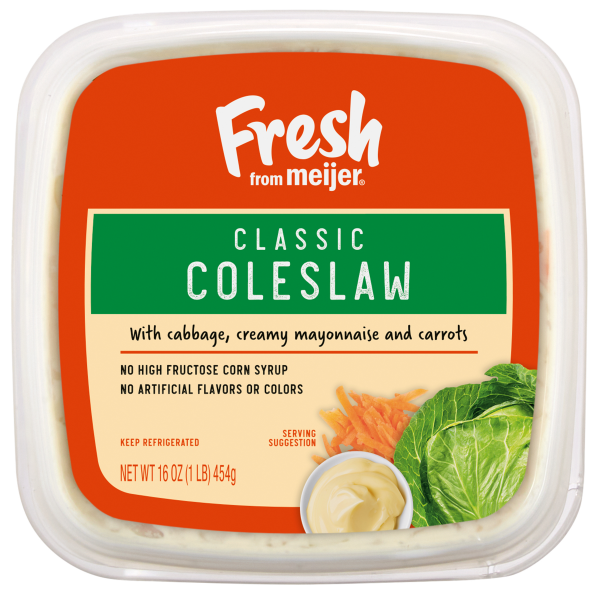 slide 4 of 13, Fresh from Meijer Classic Coleslaw, 16 oz