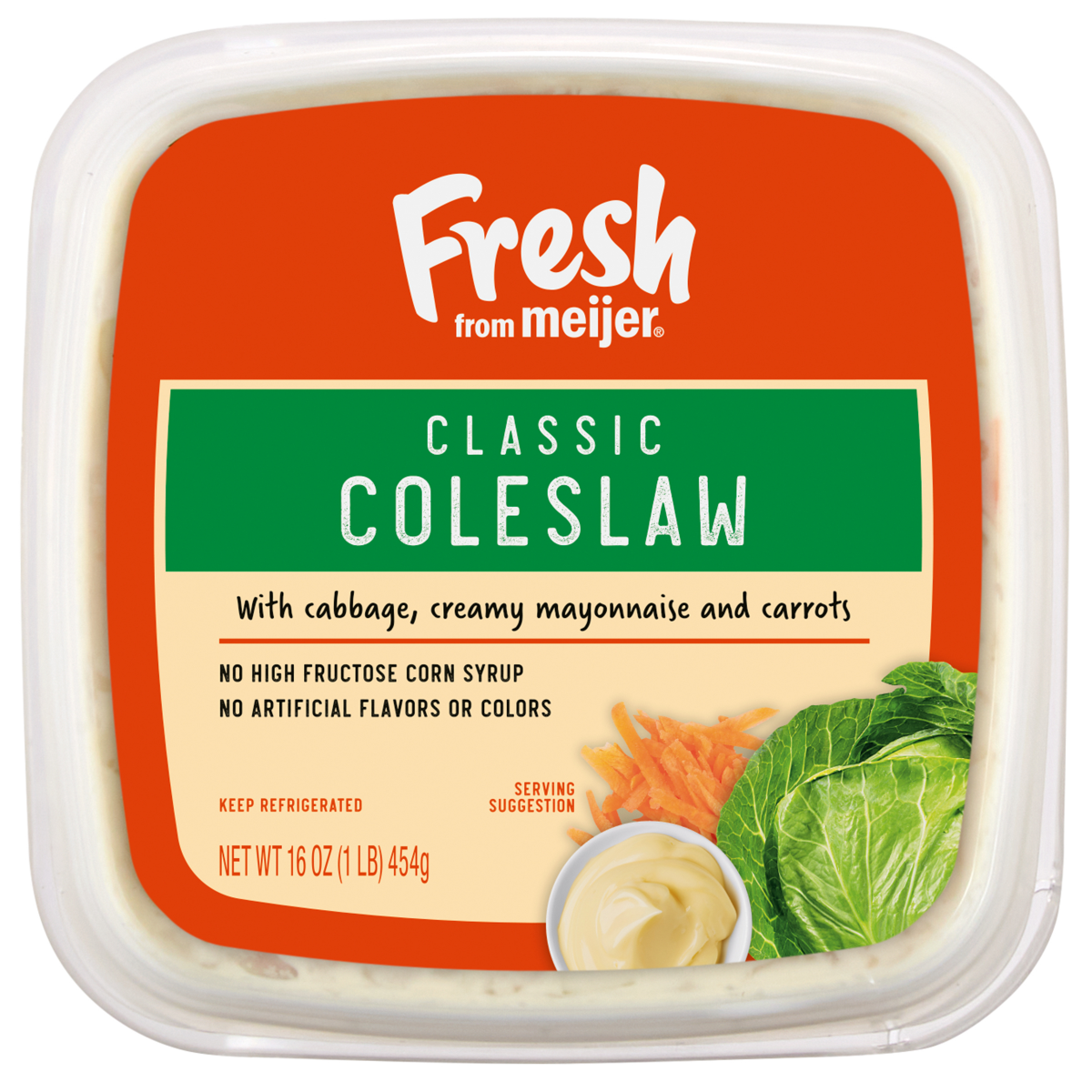 slide 5 of 13, Fresh from Meijer Classic Coleslaw, 16 oz