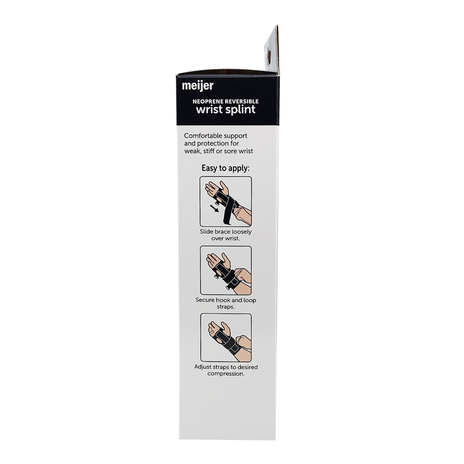 slide 3 of 4, Meijer Reversible Neoprene Wrist Splint, 1 ct