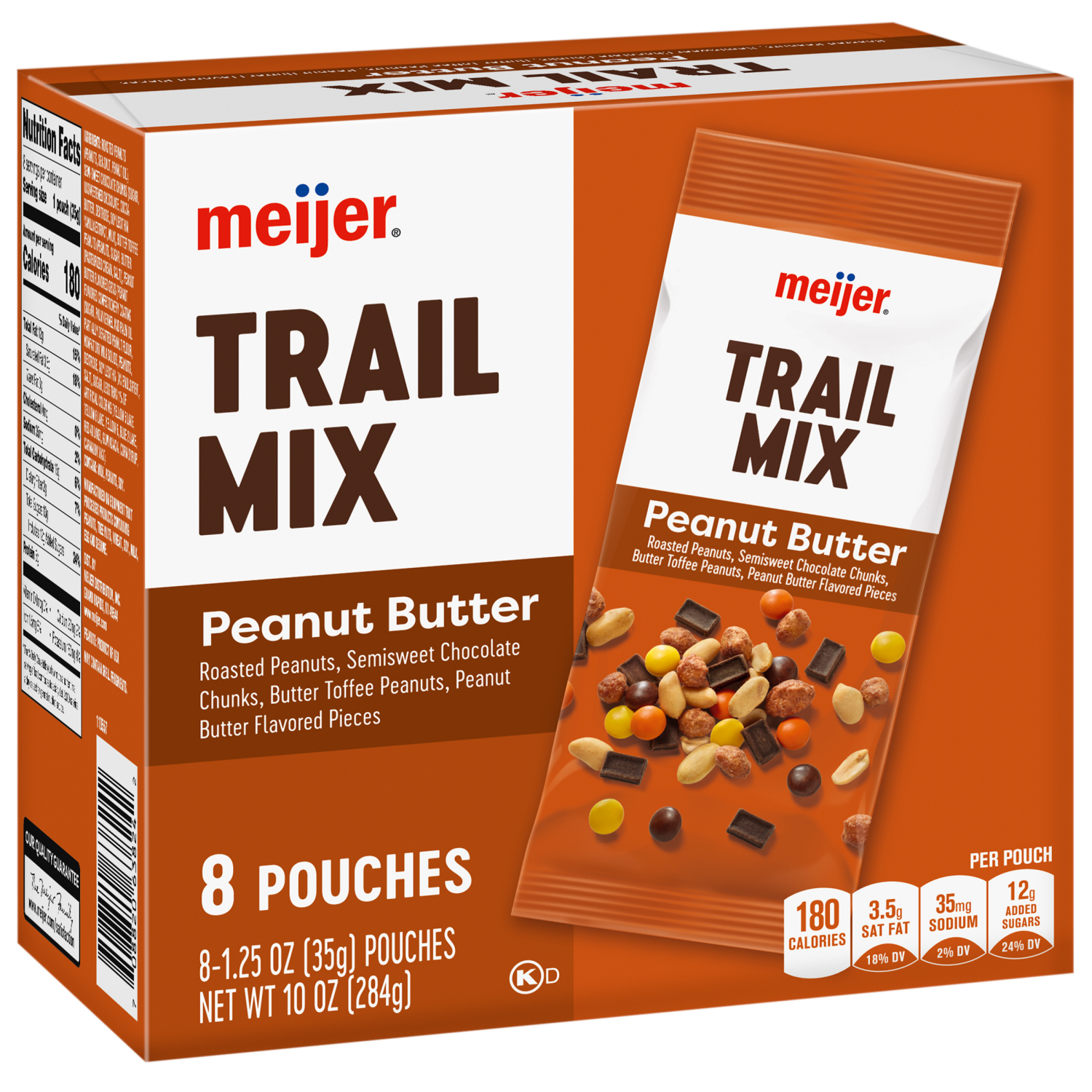 slide 6 of 8, Meijer Peanut Butter Trail Mix, 8 Ct Multipack, 8 ct