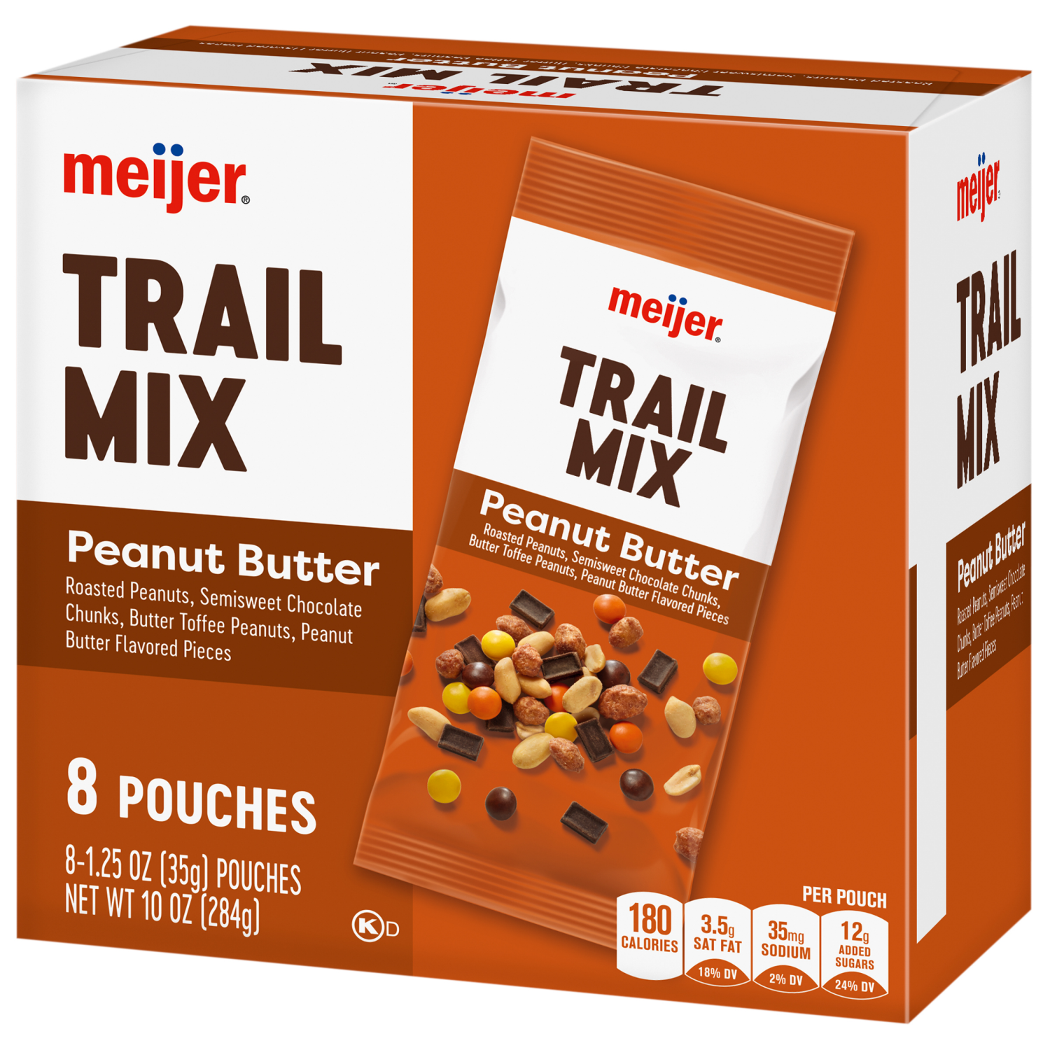 slide 7 of 8, Meijer Peanut Butter Trail Mix, 8 Ct Multipack, 8 ct