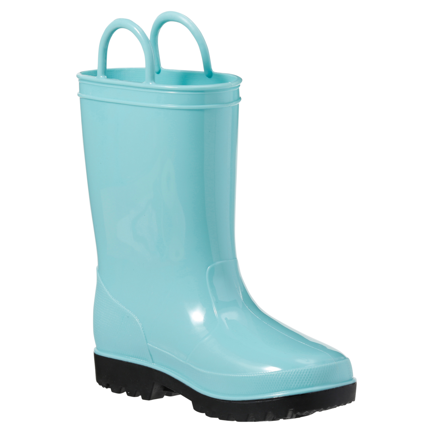 slide 1 of 6, Falls Creek Turquoise Rain Boot, 11 gram