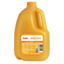 Meijer No Pulp Orange Juice, Gallon