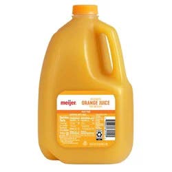 Meijer No Pulp Orange Juice, Gallon