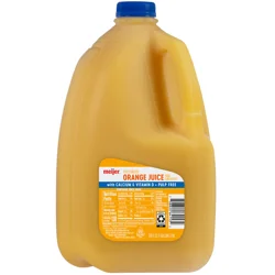 Meijer No Pulp Orange Juice with Calcium, Gallon- 128 oz