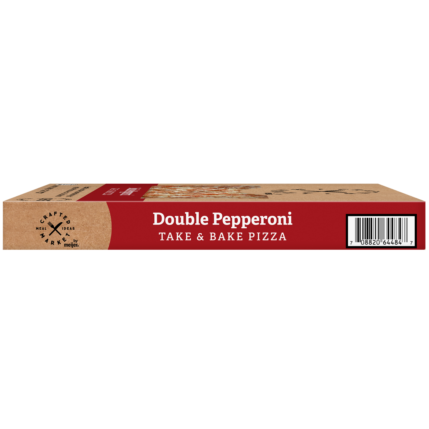 slide 3 of 5, Crafted Market by Meijer Double Pepperoni Pizza, 33.8 oz., 33.8 oz