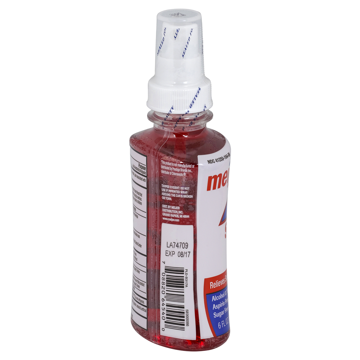 slide 2 of 3, Meijer Instant Action Sore Throat Spray - Cherry, 6 fl oz