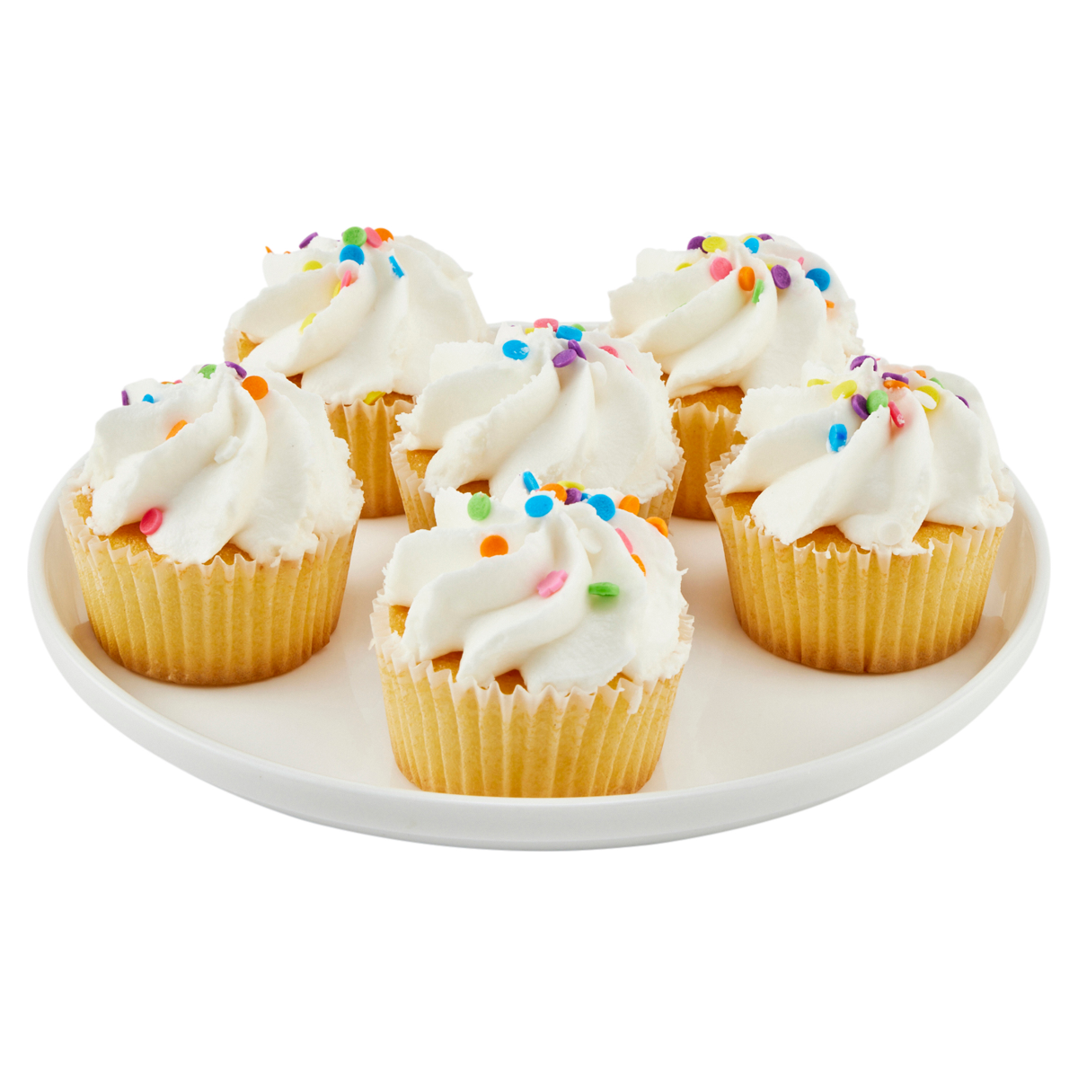 slide 2 of 4, FRESH FROM MEIJER Meijer Vanilla Cupcakes, 6 ct / 11.2 oz. - 6 ct; 11.2 oz, 6 ct; 11.2 oz