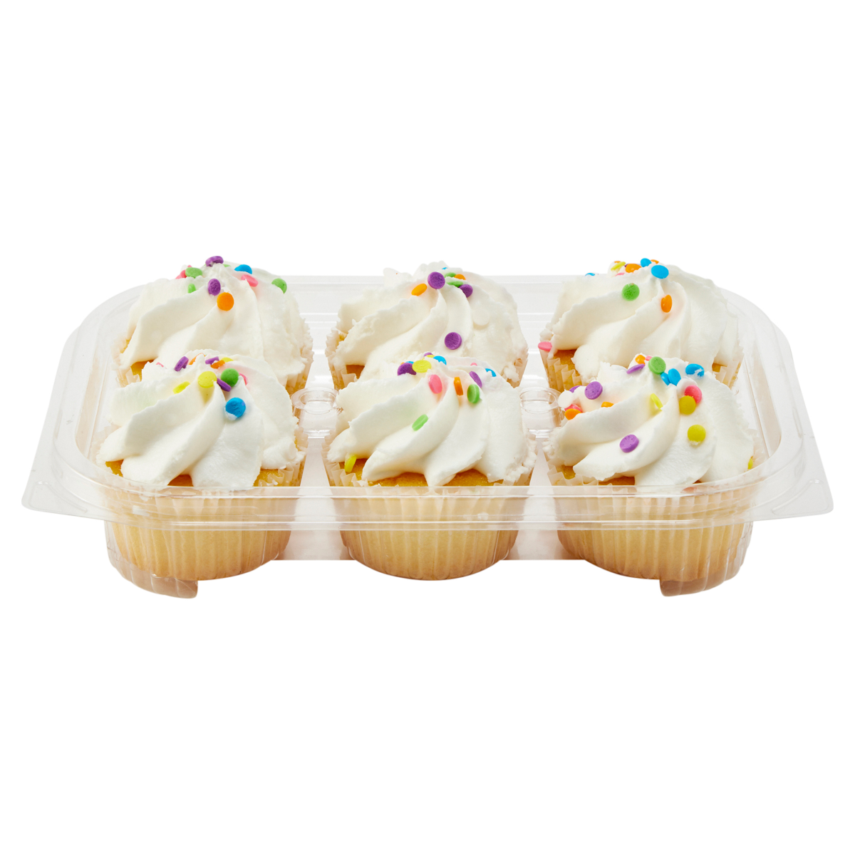 slide 4 of 4, FRESH FROM MEIJER Meijer Vanilla Cupcakes, 6 ct / 11.2 oz. - 6 ct; 11.2 oz, 6 ct; 11.2 oz