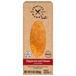 Crafted Market by Meijer Pepperoni and Cheese Calzone, 9 oz.
