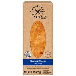 Crafted Market by Meijer Steak and Cheese Calzone, 9 oz.