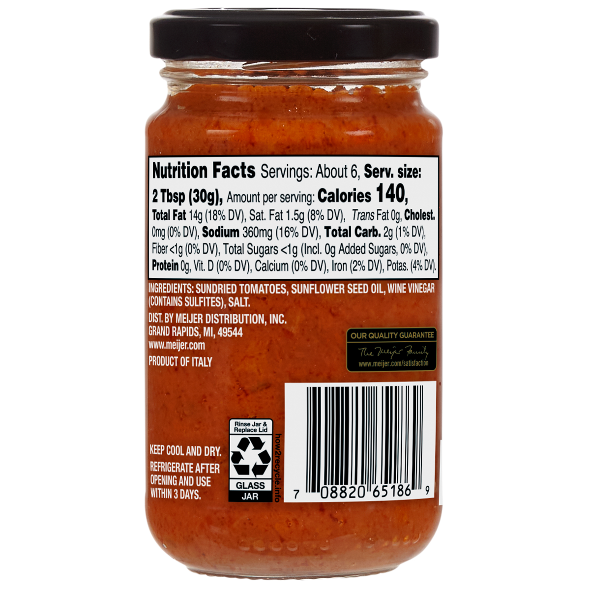 slide 2 of 2, Frederik's By Meijer FREDERIKS BY MEIJER Frederik's Tomato Pesto, 8.82 oz