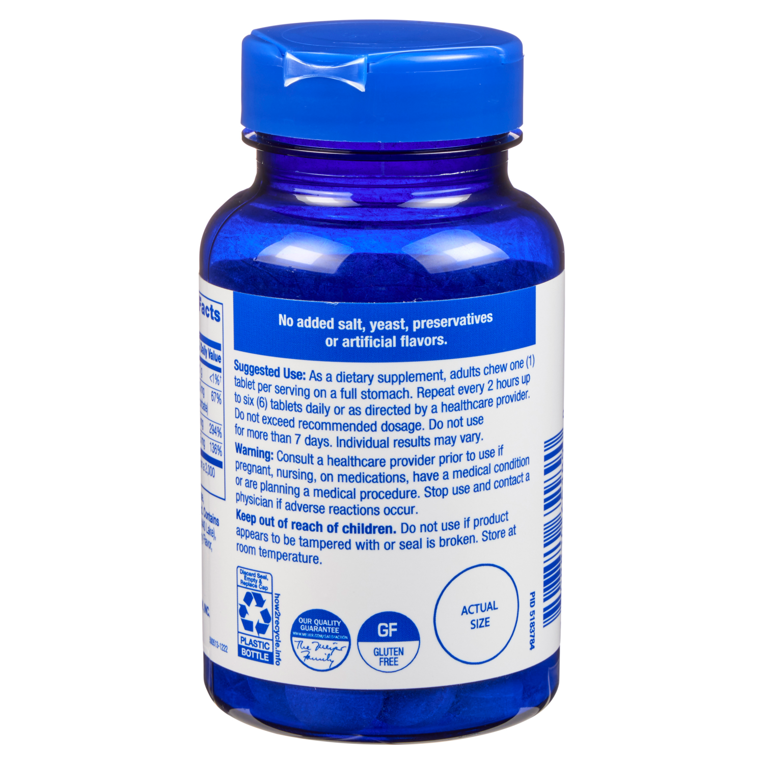 slide 2 of 3, Meijer BB Zinc Chewable, 60 ct