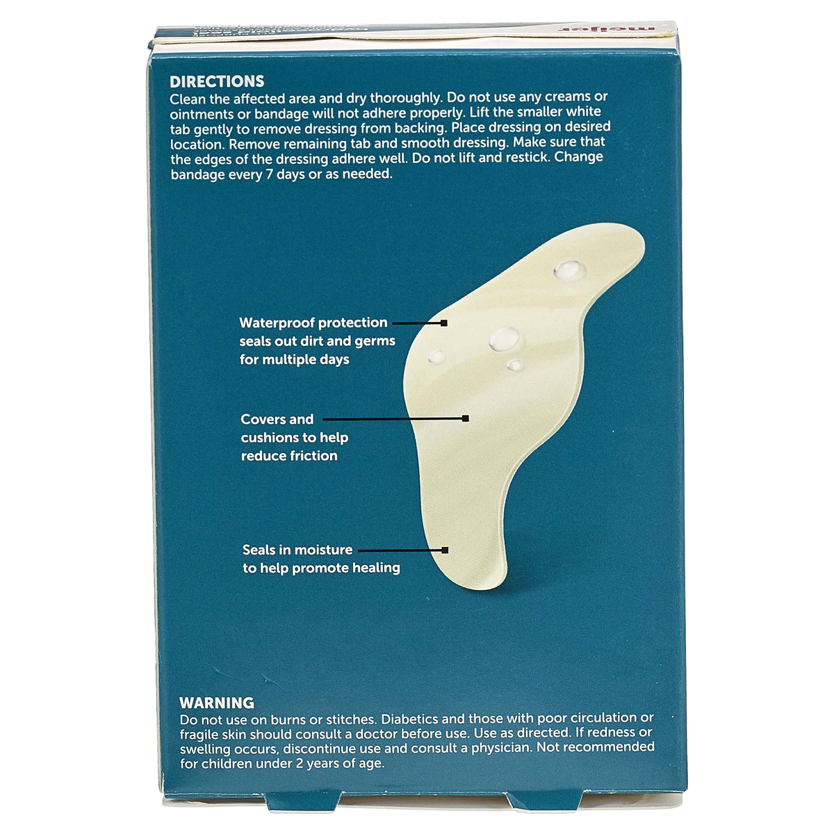 slide 5 of 5, Meijer All-Purpose Hydrocolloid Seal Bandages, 10 ct