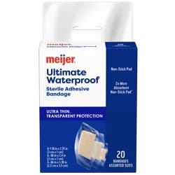 Meijer Ultimate Waterproof Adhesive Bandages