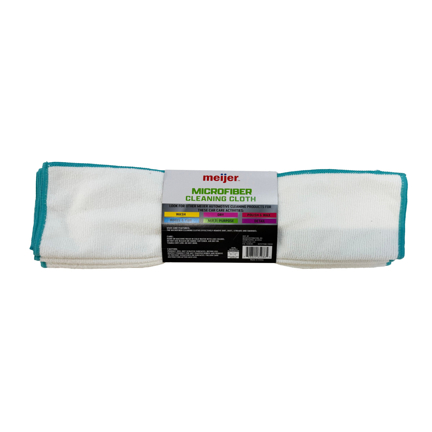 slide 2 of 8, Meijer Microfiber Cleaning Cloth, 8PK, 8 ct