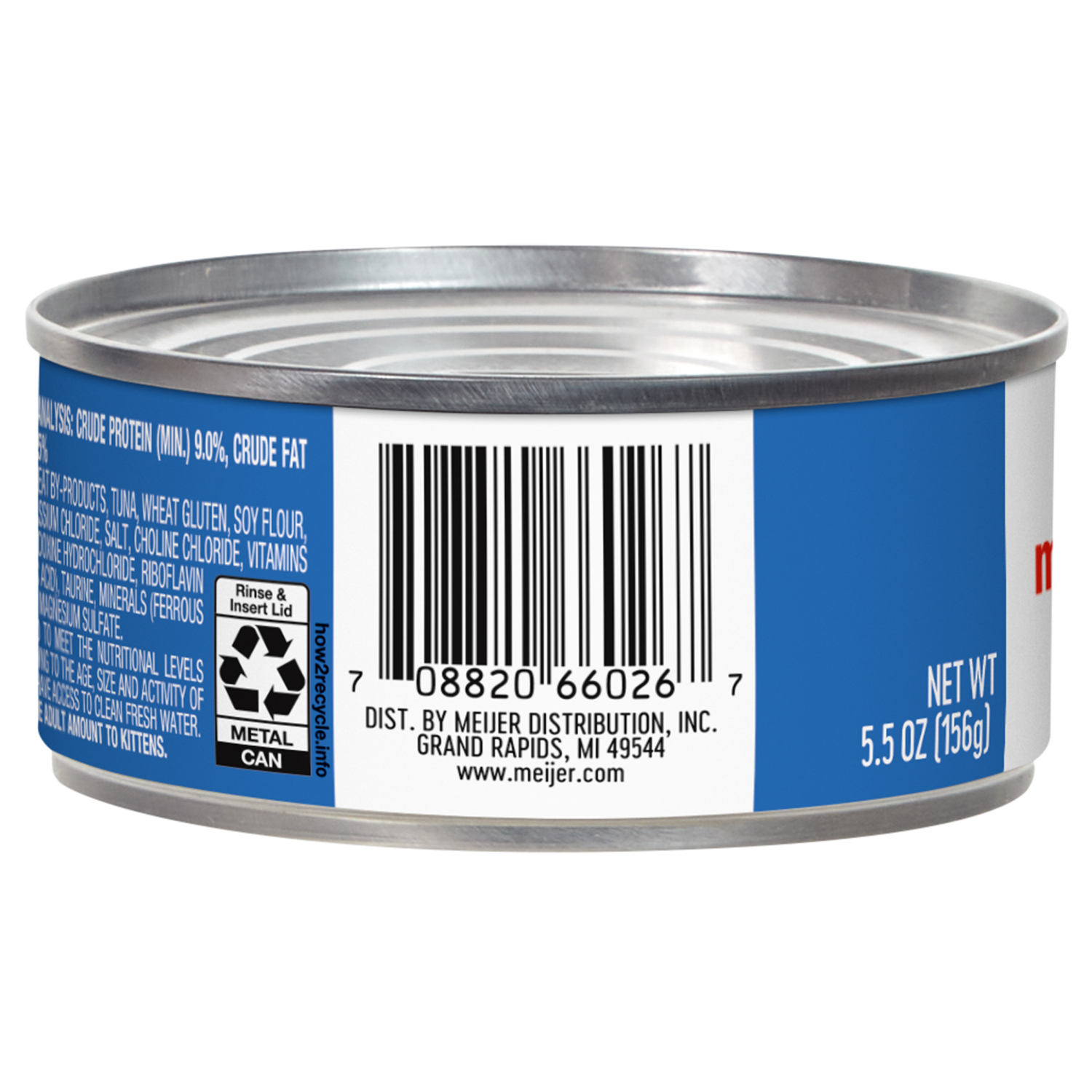 slide 2 of 3, Meijer Wet Cat Ocean Whitefish & Tuna Shreds, 5.5 oz