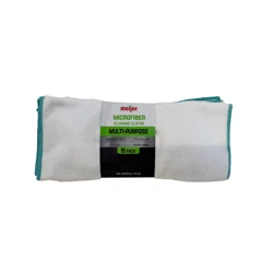 Meijer Microfiber Cleaning Cloths, 15pk
