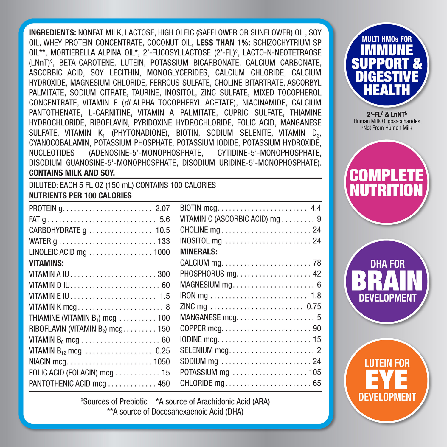 slide 2 of 7, Meijer Advantage Baby Formula Powder with Iron, 23.2 oz