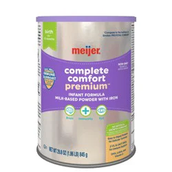 Value Size Complete Comfort Baby Formula Powder With Iron, Non-Gmo, Easy To Digest, 29.8 Oz