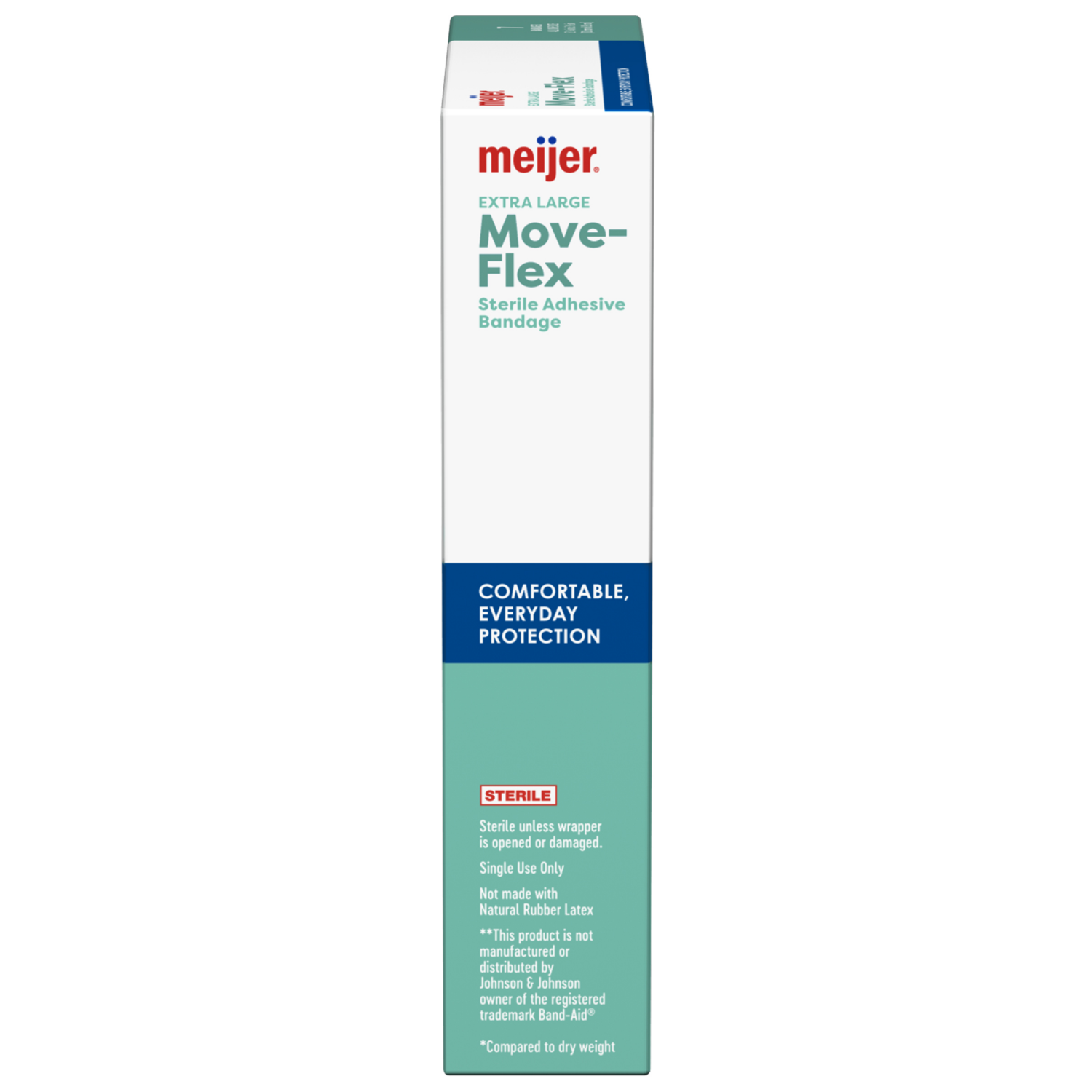 slide 2 of 4, Meijer Move-Flex Adhesive Extra Large Bandages, 7 ct, 7 ct
