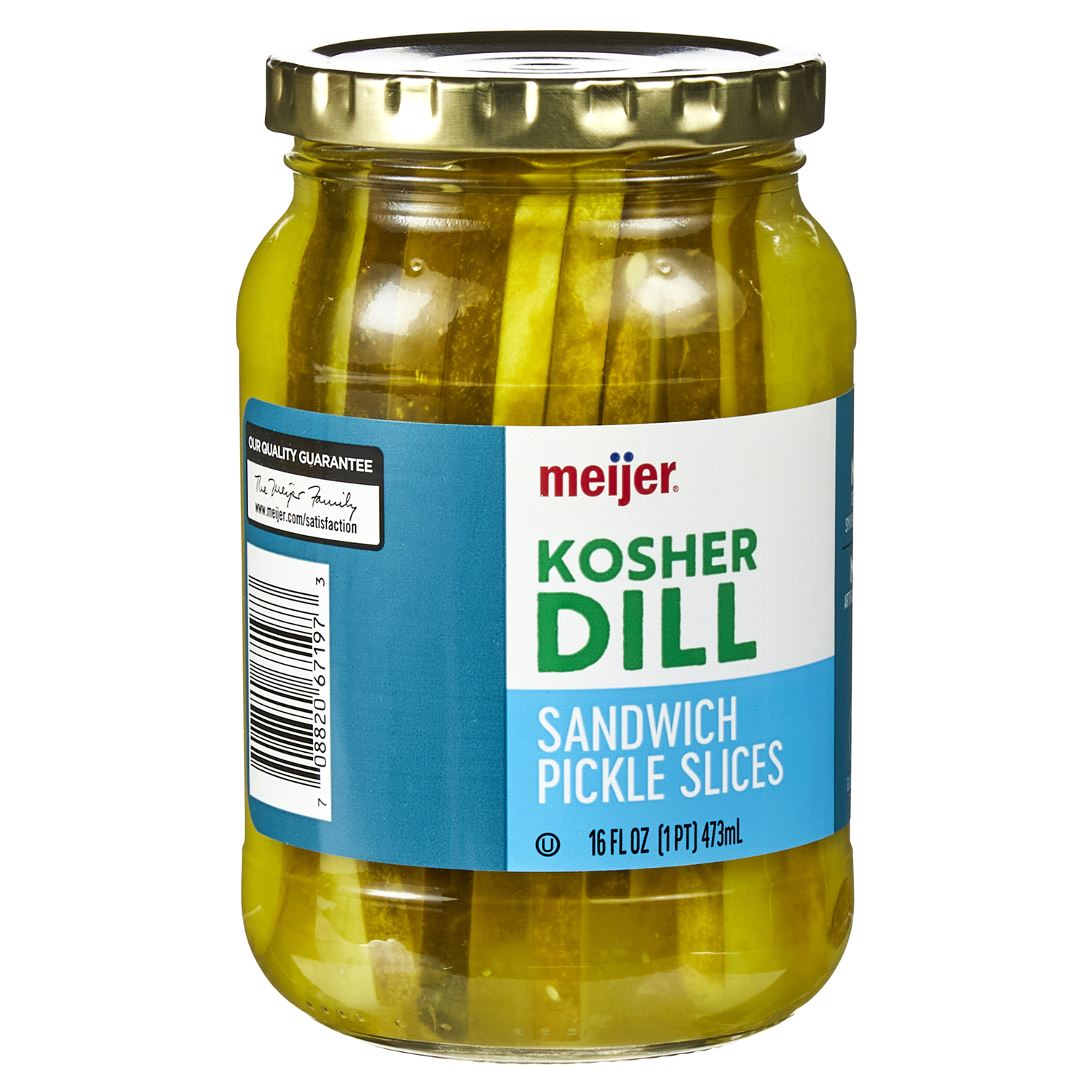 slide 4 of 5, Meijer Kosher Dill Sandwich Slices, 16 oz