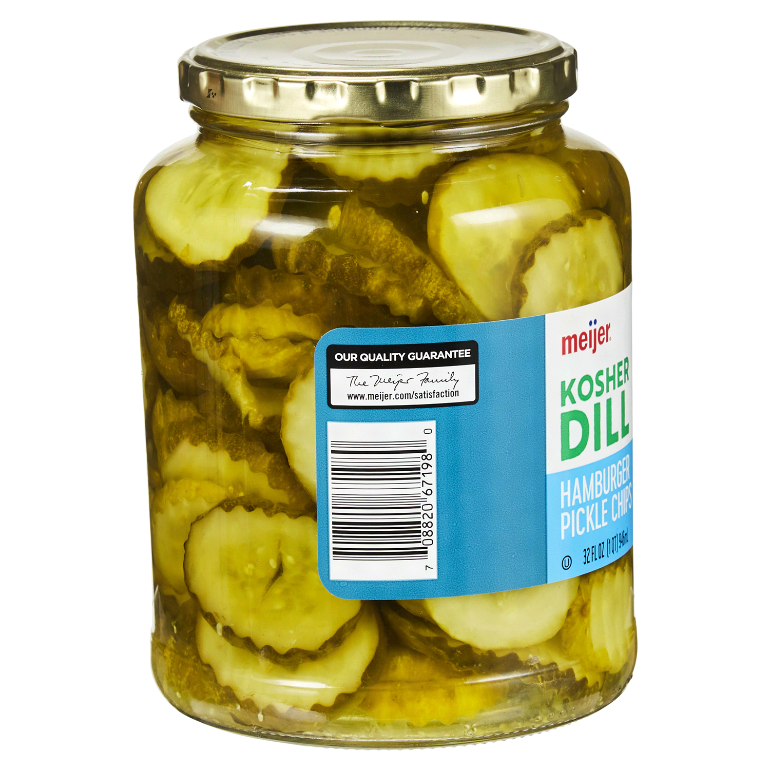 slide 2 of 5, Meijer Kosher Dill Hamburger Slices, 32 oz