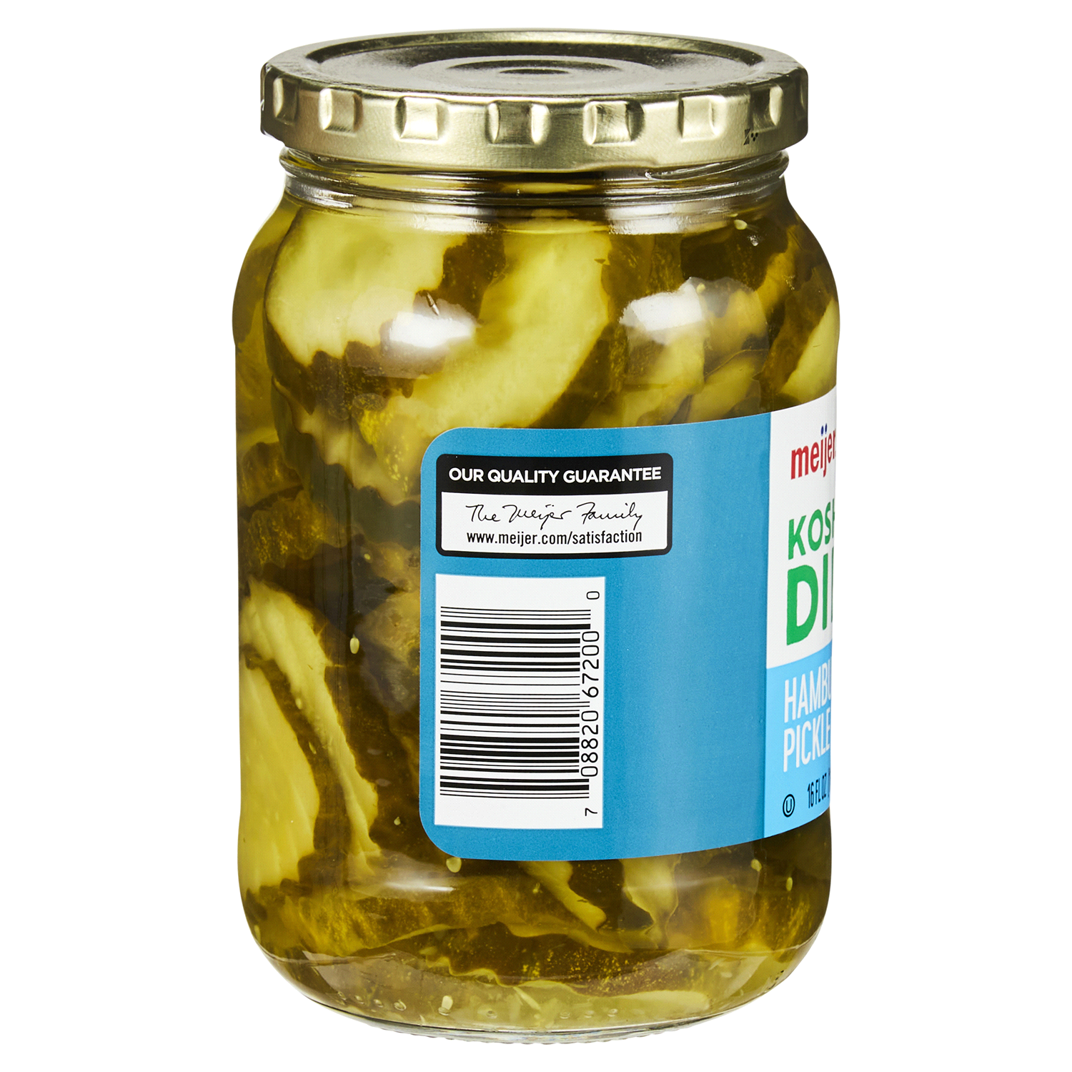 slide 2 of 5, Meijer Kosher Dill Hamburger Chips, 16 oz, 16 oz