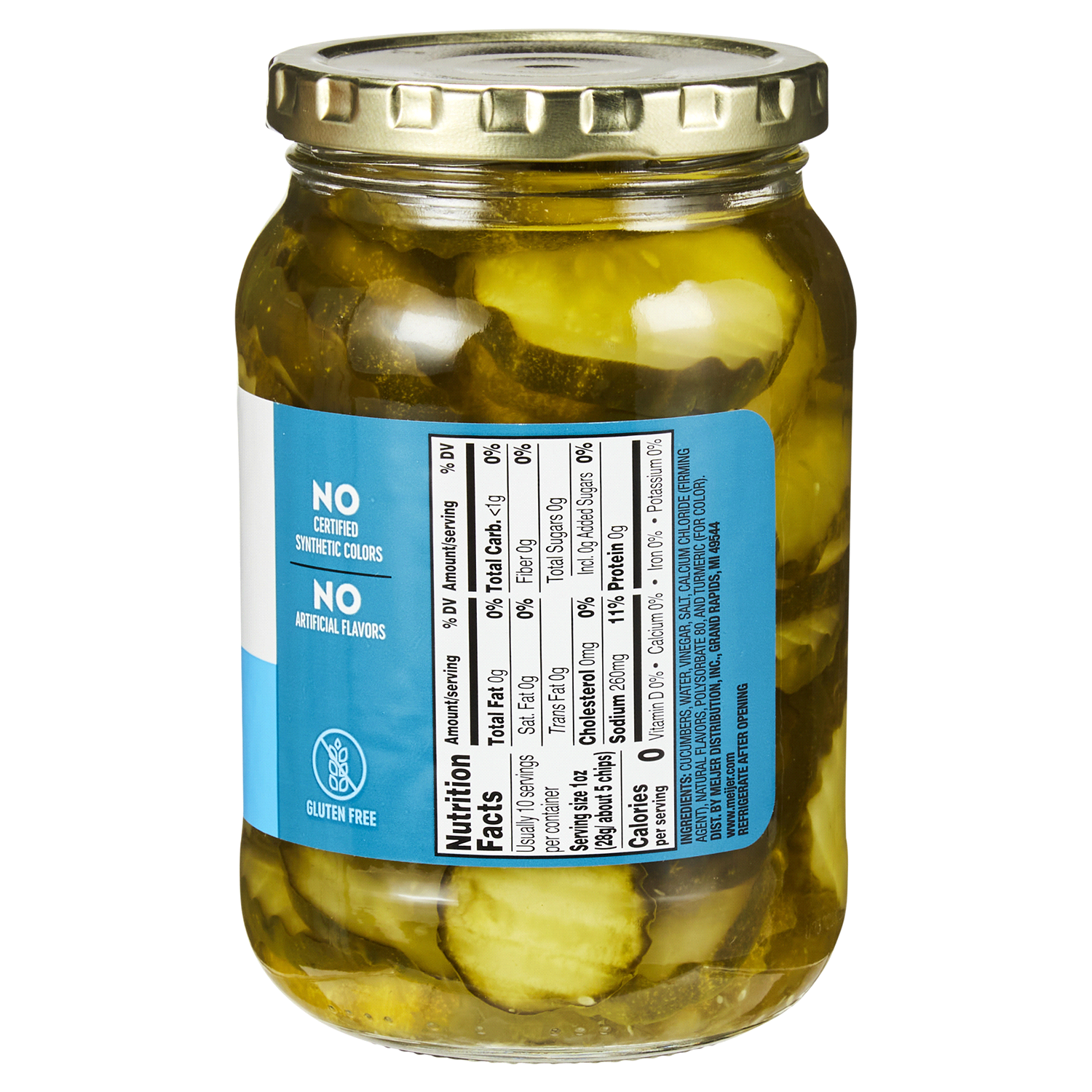 slide 3 of 5, Meijer Kosher Dill Hamburger Chips, 16 oz, 16 oz