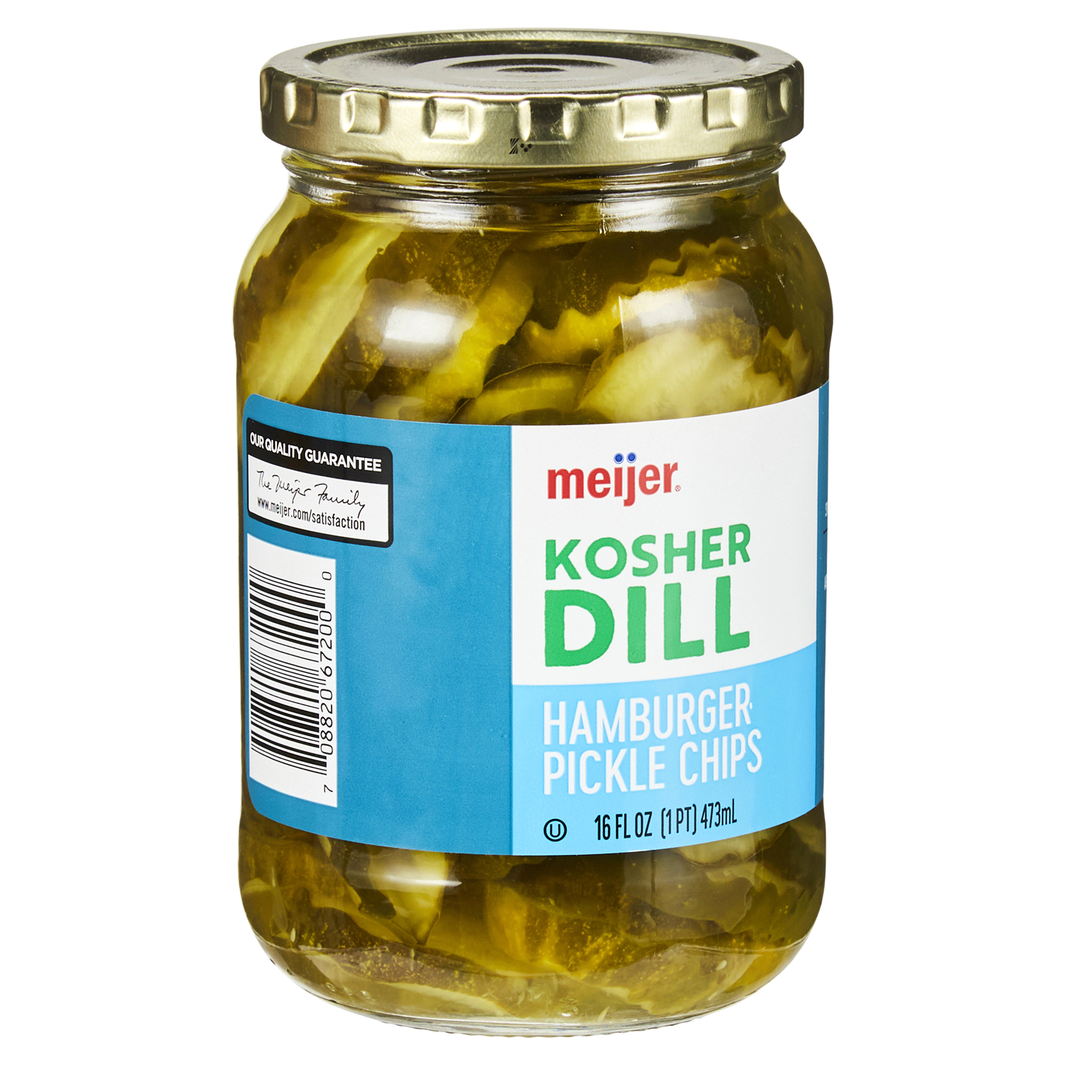 slide 4 of 5, Meijer Kosher Dill Hamburger Chips, 16 oz, 16 oz