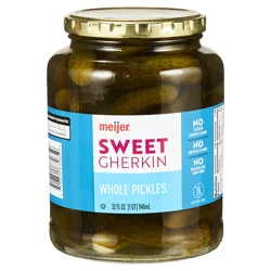 Meijer Sweet Gherkins, 32 Oz