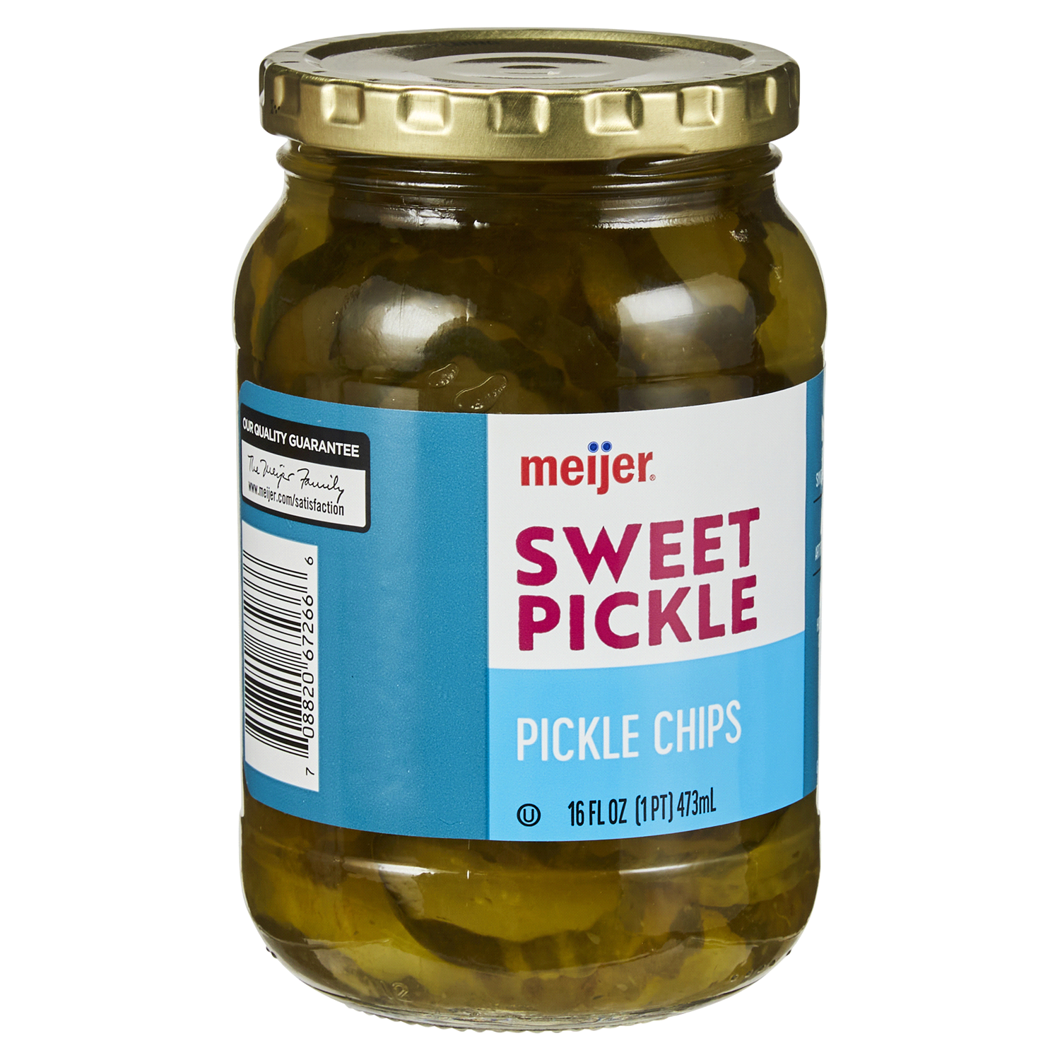 slide 4 of 5, Meijer Pickles Sweet Chips 16Oz, 16 oz