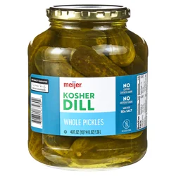 Meijer Whole Kosher Dill Pickles