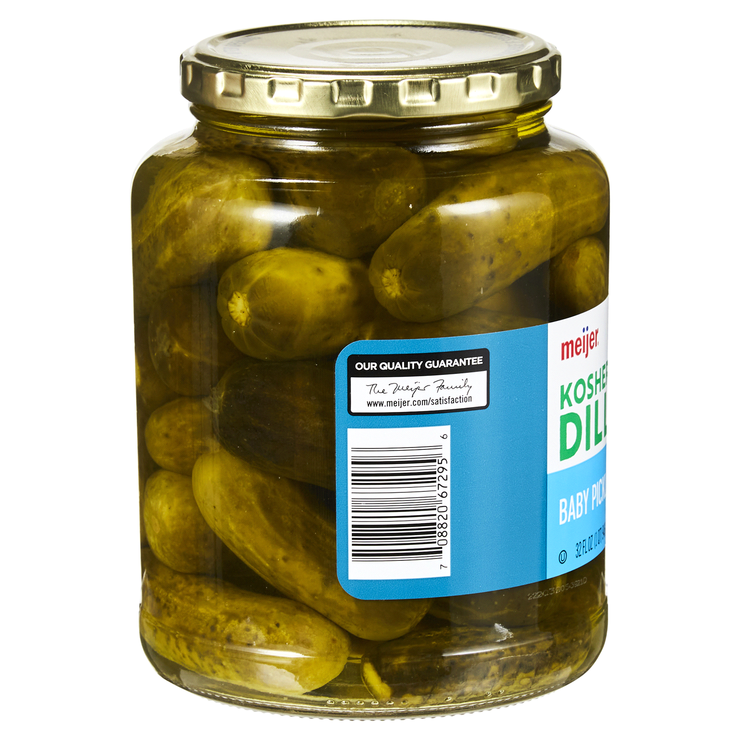 slide 2 of 5, Meijer Baby Kosher Dill Pickles, 32 oz