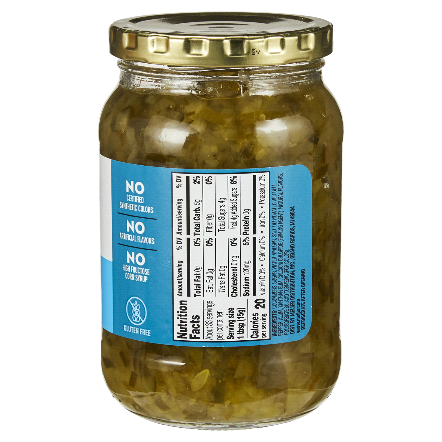 slide 3 of 5, Meijer Sweet Pickle Relish - 16 oz, 16 oz
