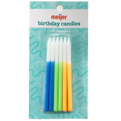 Meijer Candles Birthday Color Dip