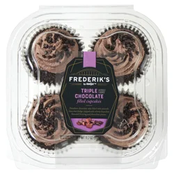 Frederik's by Meijer Triple Chocolate Filled Cupcakes, 11.7 oz