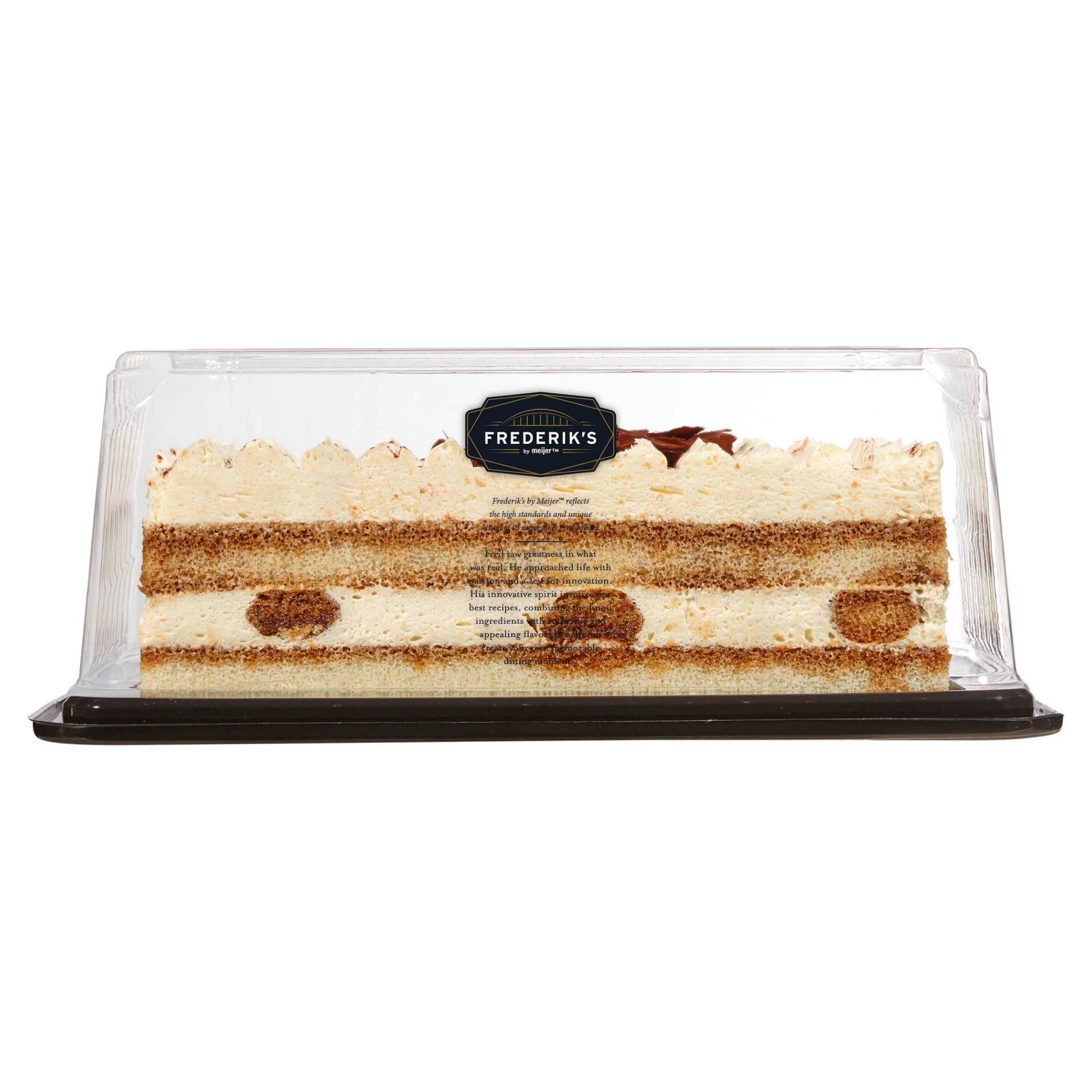 slide 3 of 4, FREDERIKS BY MEIJER Frederik's by Meijer Tiramisu Bar Cake, 21 oz, 21 oz