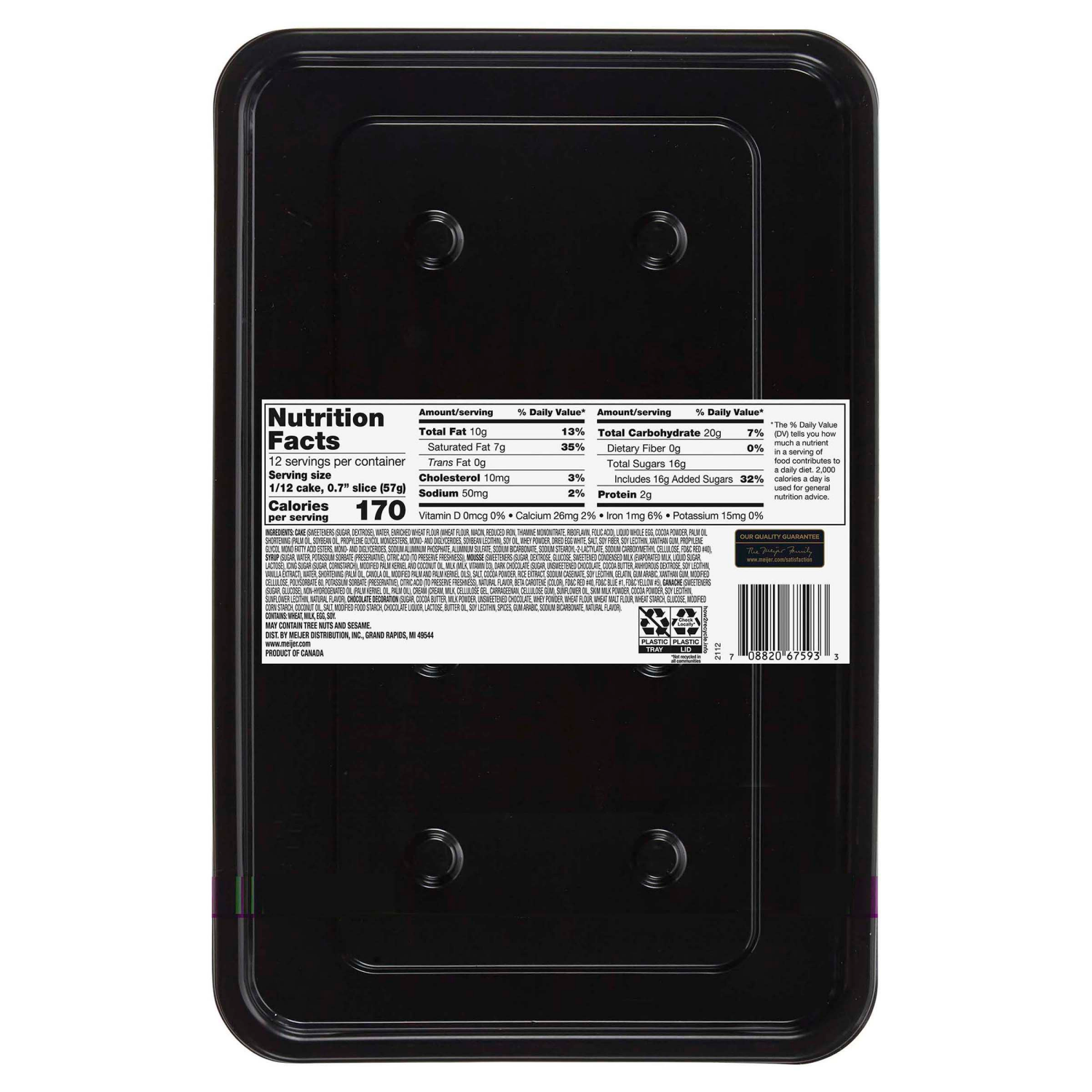 slide 2 of 4, FREDERIKS BY MEIJER Frederik's by Meijer Tuxedo Bar Cake, 21 oz, 21 oz