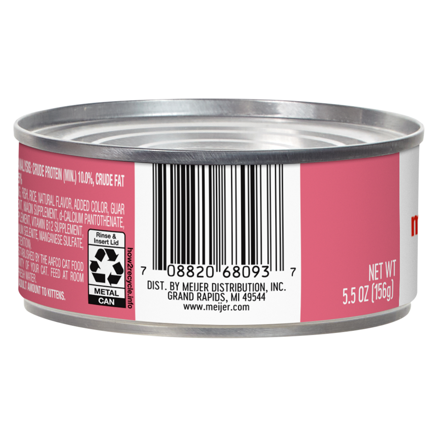 slide 2 of 3, Meijer Wet Cat Salmon, 5.5 oz