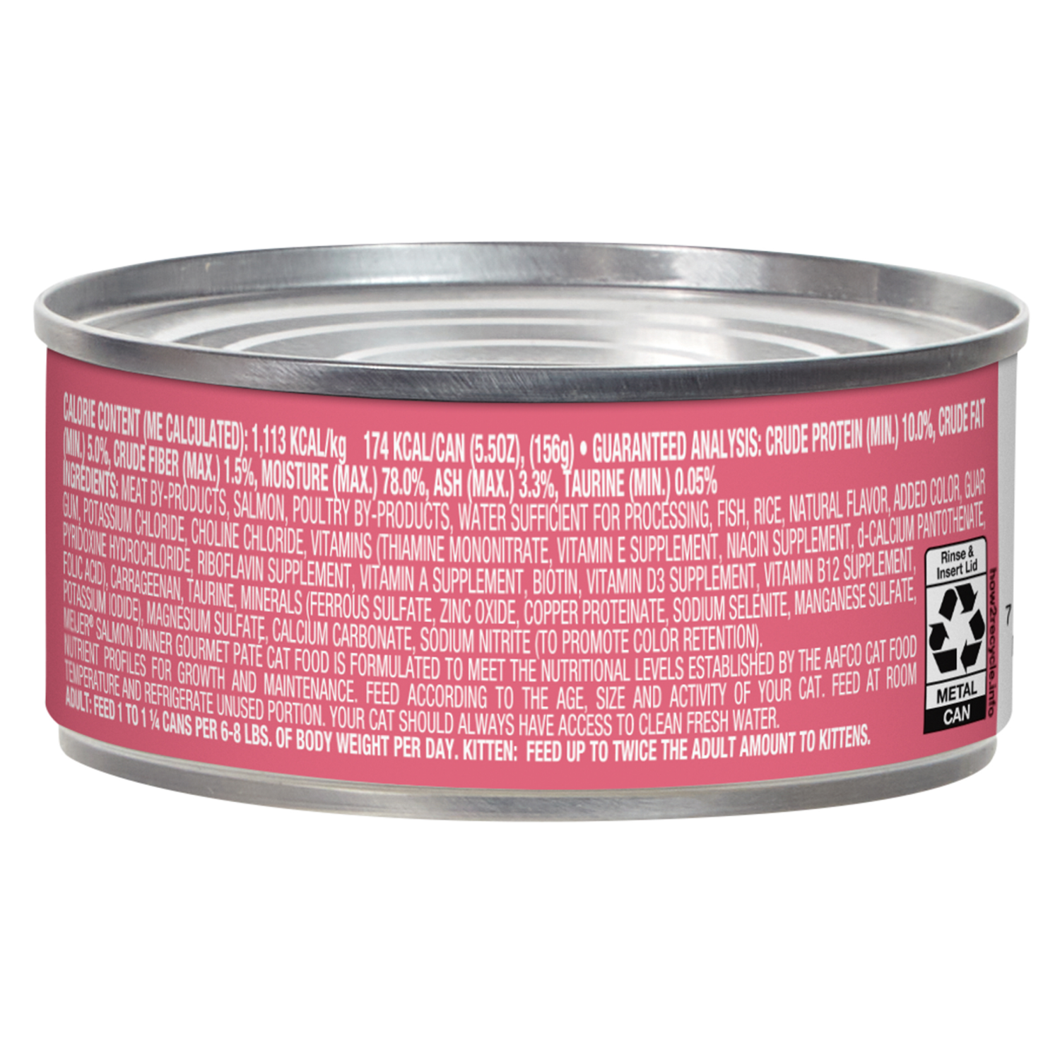 slide 3 of 3, Meijer Wet Cat Salmon, 5.5 oz