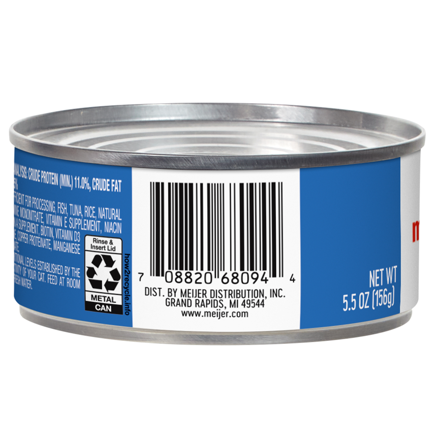 slide 2 of 3, Meijer Wet Cat Ocean Whitefish & Tuna Loaf, 5.5 oz