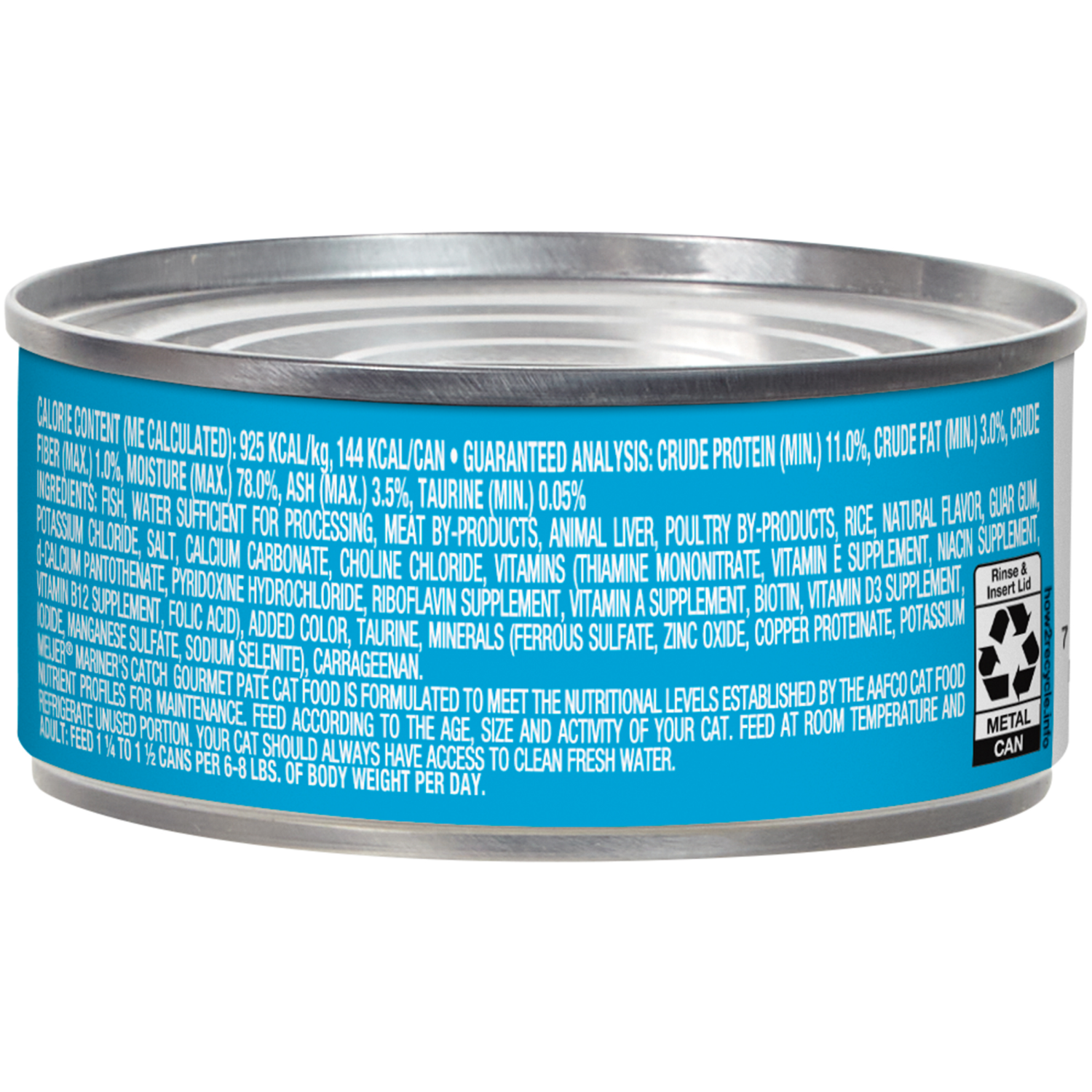 slide 3 of 3, Meijer Wet Cat Mariners Catch 5.5oz, 5.5 oz