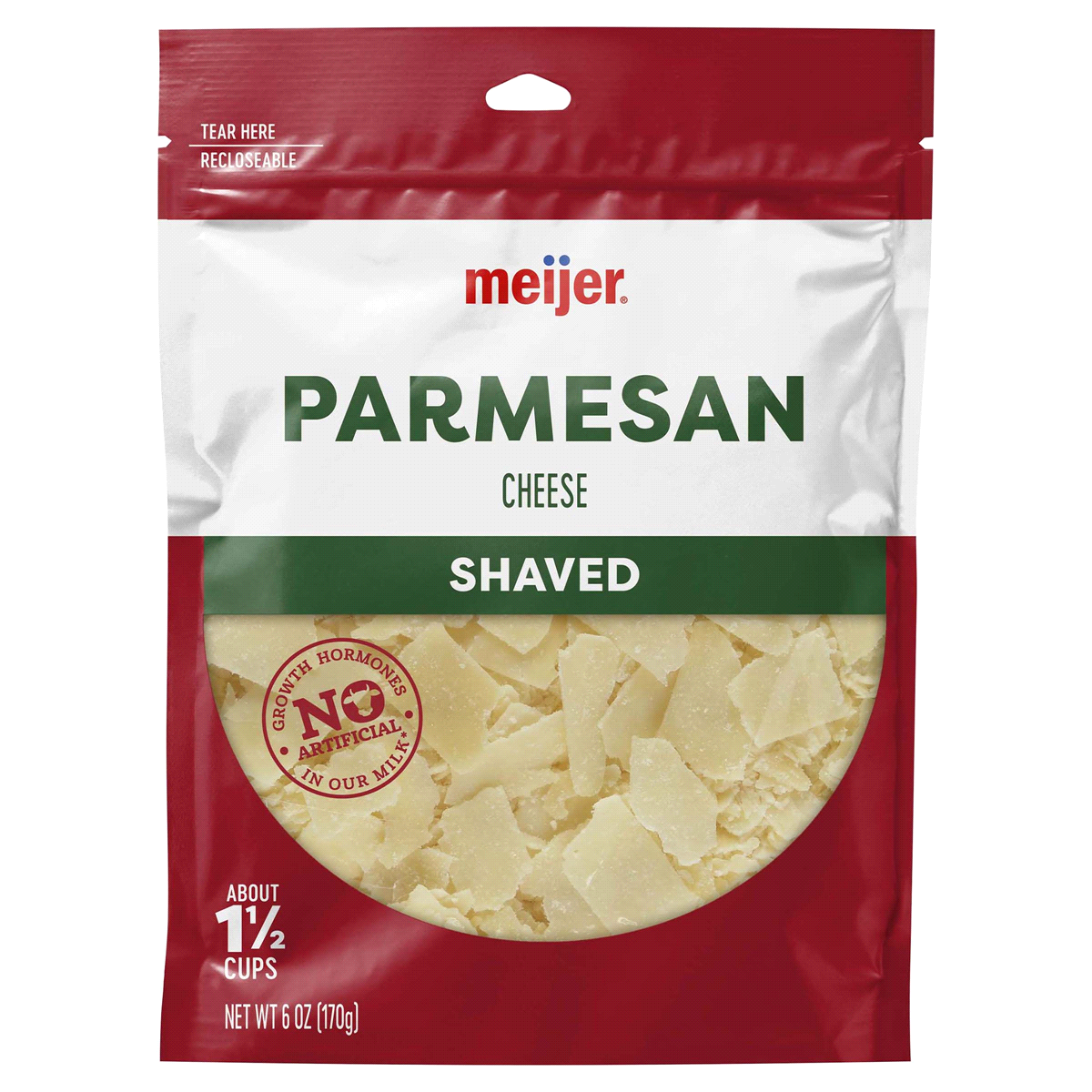 Meijer Shaved Parmesan Cheese 6 oz Shipt